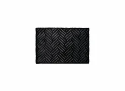 Deurmatten|Deurmatten|Deurmat Decosoft 50x75cm - microvezel - zwart & wit
