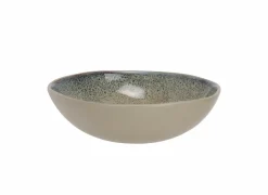 Cosy & Trendy Diep bord Oona Ø19cm - keramiek - zand & groen- Diepe Borden