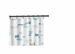 Douchegordijn & -Stang|Douchestang 70/115cm zwart