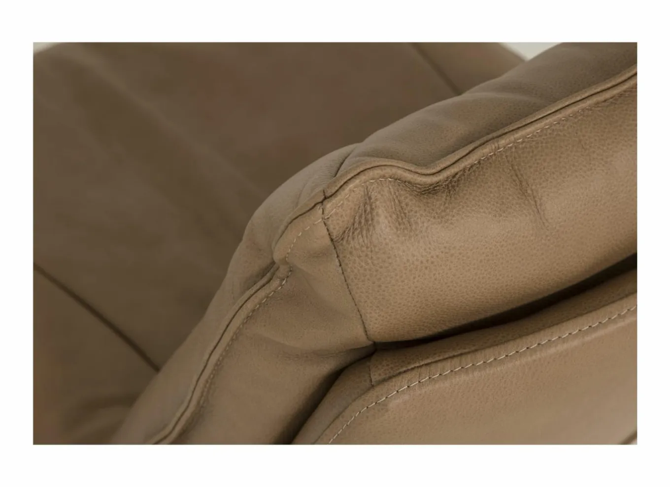 Fauteuils|Draaifauteuil A8036 75x90x87cm - leder - cognac