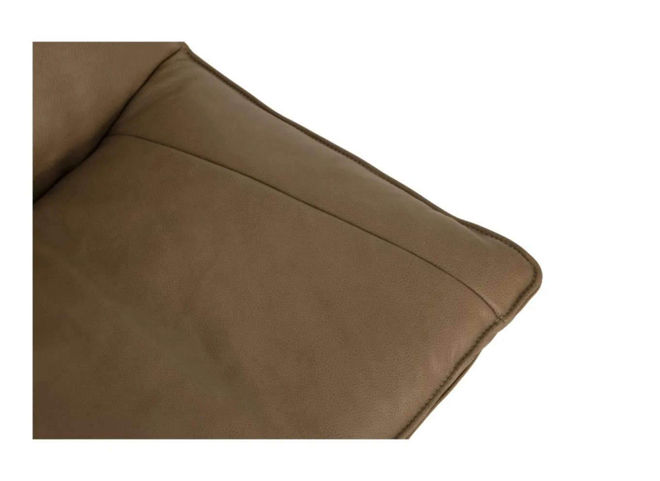 Fauteuils|Draaifauteuil A8036 75x90x87cm - leder - cognac