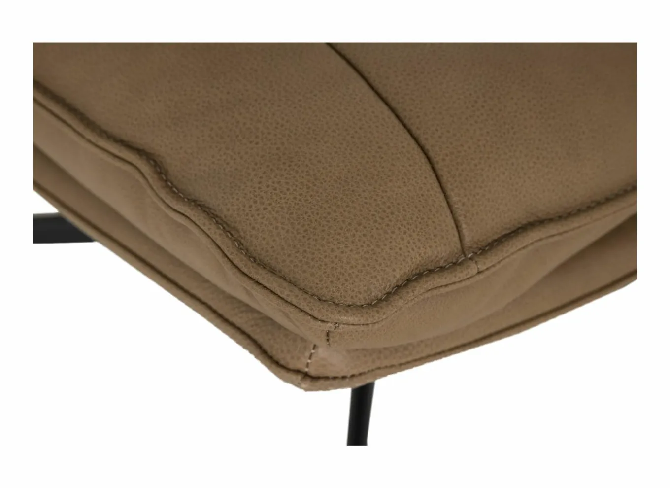 Fauteuils|Draaifauteuil A8036 75x90x87cm - leder - cognac