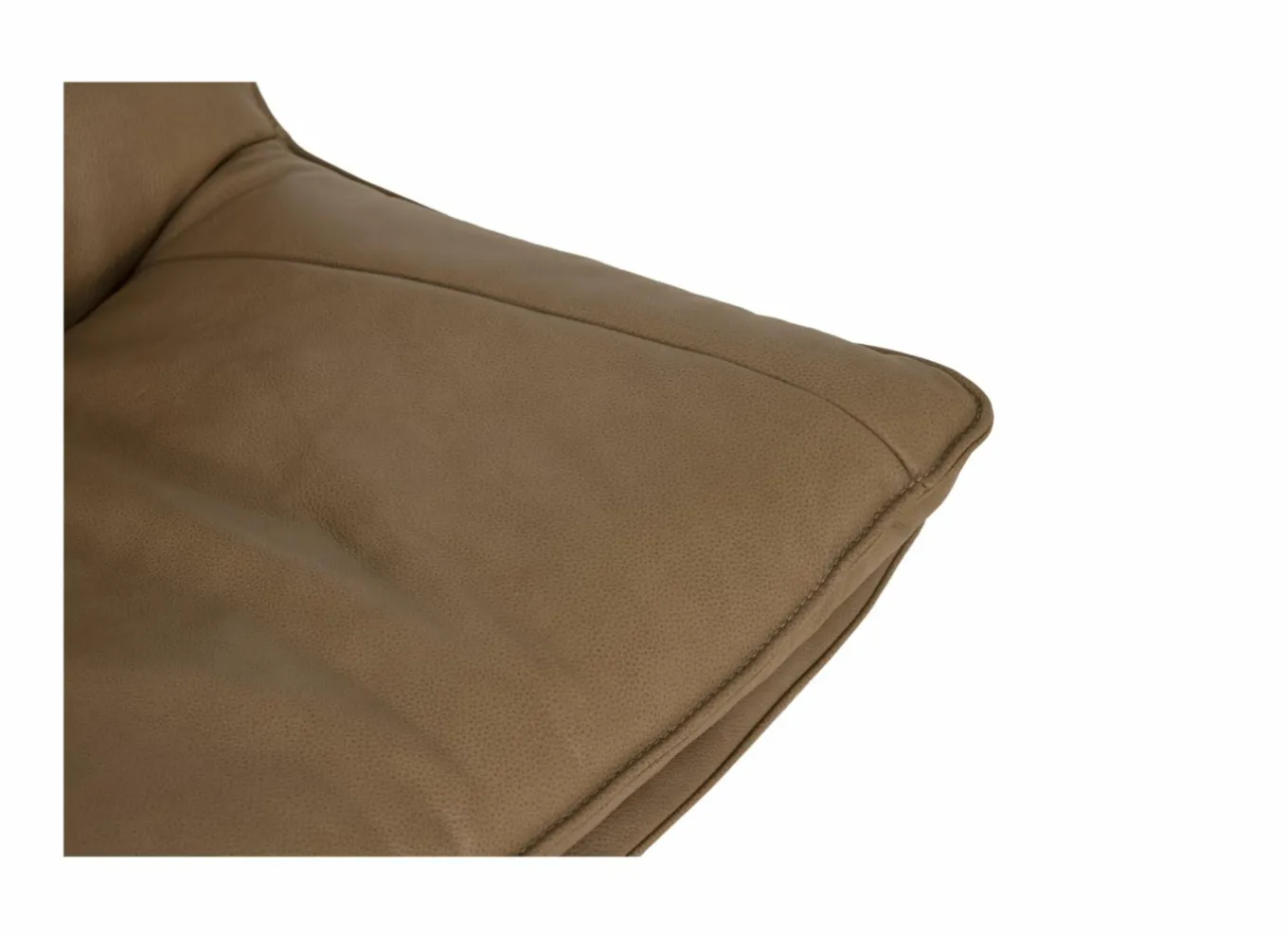 Fauteuils|Draaifauteuil A8036 75x90x87cm - leder - cognac