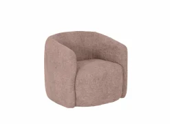 Draaifauteuil Alken 87x87x77cm - stof - roze- Fauteuils