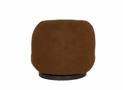 Fauteuils|Draaifauteuil Criollo 91x95x71cm - bouclé - roestbruin