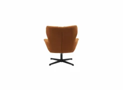 Draaifauteuil Hopi 80x83x88cm - stof - oranje- Fauteuils