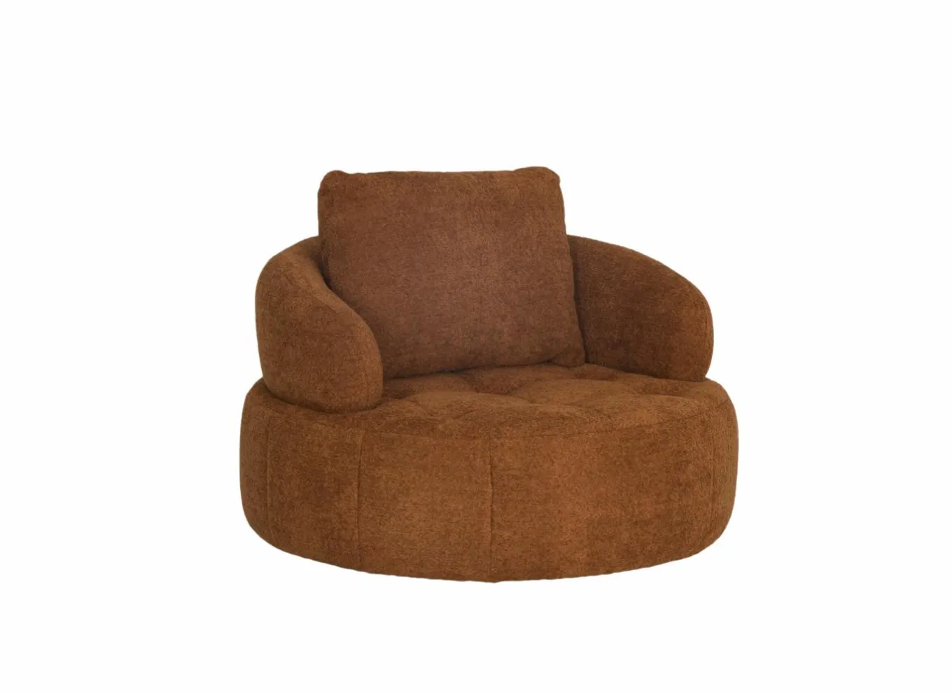 Fauteuils|Draaifauteuil Lepanto stof - sunglow orange