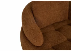 Fauteuils|Draaifauteuil Lepanto stof - sunglow orange