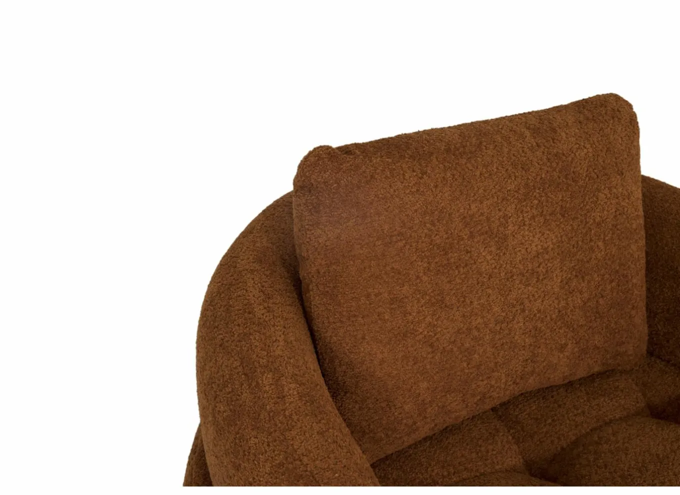 Fauteuils|Draaifauteuil Lepanto stof - sunglow orange