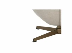 Draaifauteuil Moana 76x87,5x90cm - polyestervezel - beige- Fauteuils