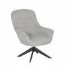Fauteuils|Draaifauteuil Oceano 72x80x98cm - stof greige