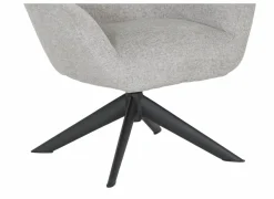 Fauteuils|Draaifauteuil Oceano 72x80x98cm - stof greige