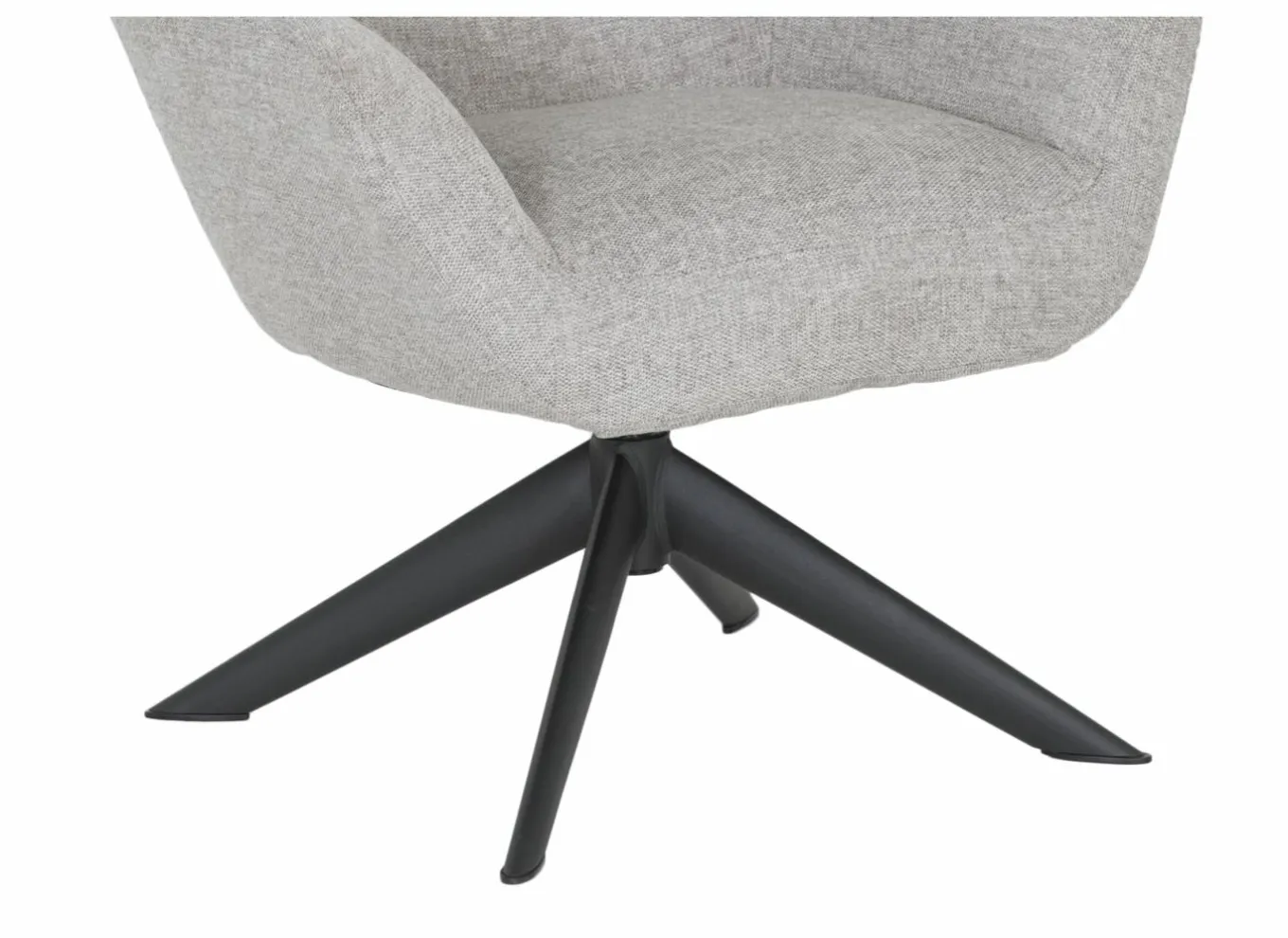 Fauteuils|Draaifauteuil Oceano 72x80x98cm - stof greige