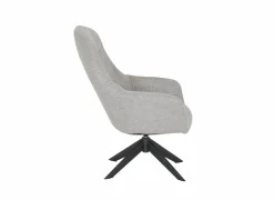 Fauteuils|Draaifauteuil Oceano 72x80x98cm - stof greige