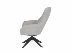 Fauteuils|Draaifauteuil Oceano 72x80x98cm - stof greige