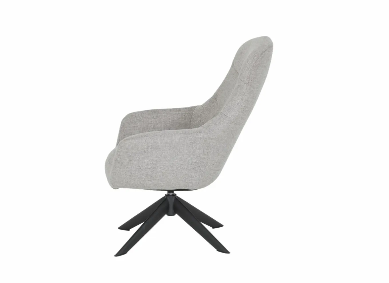Fauteuils|Draaifauteuil Oceano 72x80x98cm - stof greige