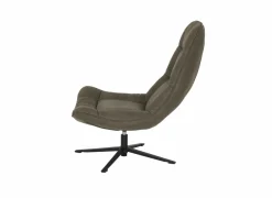 Fauteuils|Draaifauteuil Slow 100x82x93cm - stof - groen
