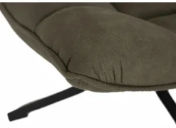 Fauteuils|Draaifauteuil Slow 100x82x93cm - stof - groen