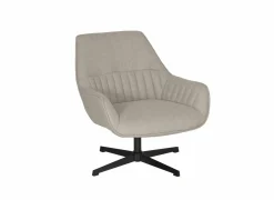 Draaifauteuil Tauris 78x90x82cm - stof - beige- Fauteuils