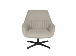 Draaifauteuil Tauris 78x90x82cm - stof - beige- Fauteuils