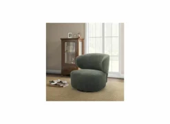Fauteuils|Draaifauteuil 80x81x70cm - katoen - chacha groen