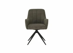 Draaistoel Bonzo 59x58x88cm - stof - groen- Eetkamerstoelen