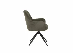 Draaistoel Bonzo 59x58x88cm - stof - groen- Eetkamerstoelen