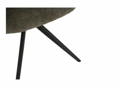 Draaistoel Bonzo 59x58x88cm - stof - groen- Eetkamerstoelen