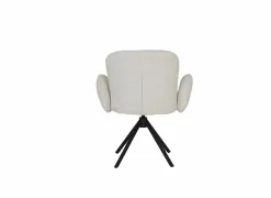 Eetkamerstoelen|Draaistoel Josea 66x55x88cm - polyestervezel - beige