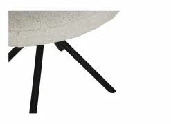 Eetkamerstoelen|Draaistoel Josea 66x55x88cm - polyestervezel - beige