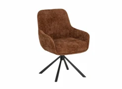 Draaistoel Jump 47x60x88cm - stof - oranje- Eetkamerstoelen