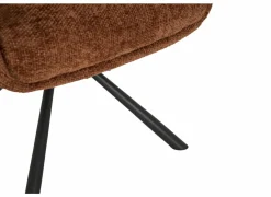 Draaistoel Jump 47x60x88cm - stof - oranje- Eetkamerstoelen