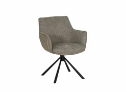 Eetkamerstoelen|Draaistoel Orfeo 64x66,5x84,5cm - polyestervezel - beige