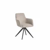 Eetkamerstoelen|Draaistoel Sirius 57x60x83cm - stof - beige