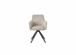 Eetkamerstoelen|Draaistoel Sirius 57x60x83cm - stof - beige