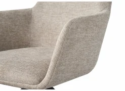 Eetkamerstoelen|Draaistoel Sirius 57x60x83cm - stof - beige