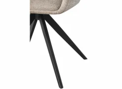 Eetkamerstoelen|Draaistoel Sirius 57x60x83cm - stof - beige
