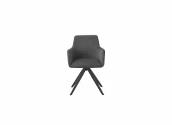 Eetkamerstoelen|Draaistoel Sirius 57x60x83cm - stof - antraciet