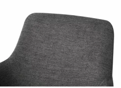 Eetkamerstoelen|Draaistoel Sirius 57x60x83cm - stof - antraciet