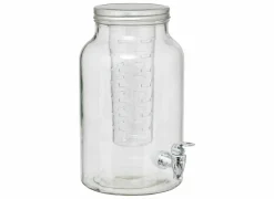 Drankdispensers|Drankdispenser Fuzy 6L - glas - transparant
