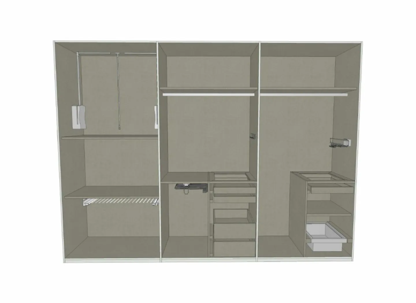 Dressing Select 301cm- Dressing & Maatwerk|Dressing & Maatwerk