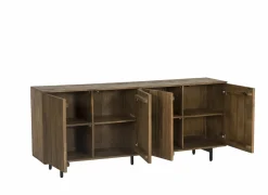 Dressoir Angkor 200cm - mango massief - naturel- Dressoirs