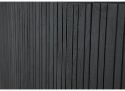 Dressoirs|Dressoir Aquilano 225cm - acacia massief - zwart