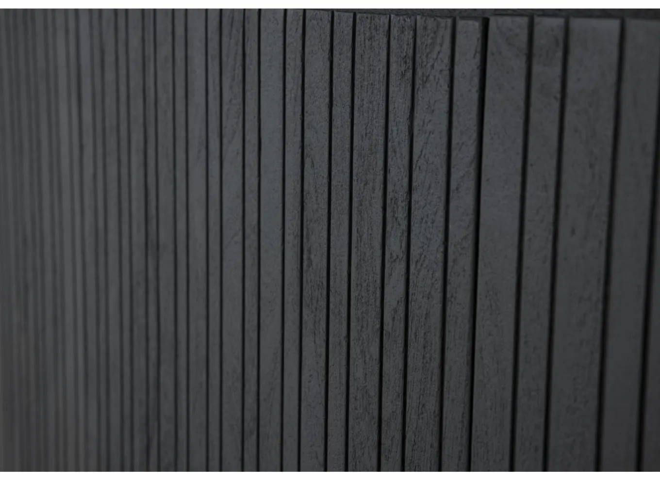 Dressoirs|Dressoir Aquilano 225cm - acacia massief - zwart