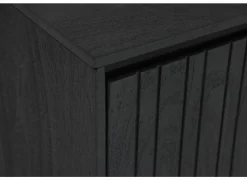 Dressoirs|Dressoir Aquilano 225cm - acacia massief - zwart