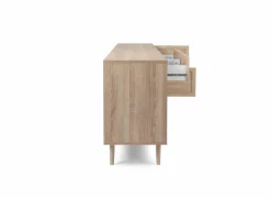 Dressoir Bali 180cm - melamine - sonoma eik- Dressoirs