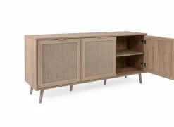Dressoir Bali 150cm - melamine - sonoma eik- Dressoirs