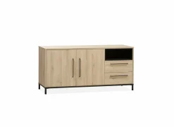 Dressoirs|Dressoir Bridge 166cm - lamulux - fresh oak & old piano