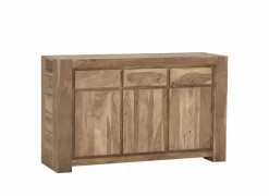 Dressoir Carbone  150cm - sheesham massief & decor - naturel- Dressoirs