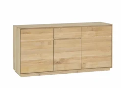 Dressoir Caviar 170cm - eik massief & decor - naturel- Dressoirs